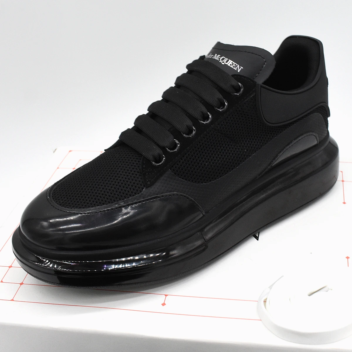 Alexander McQueen Oversized Sneaker 'Black' 6