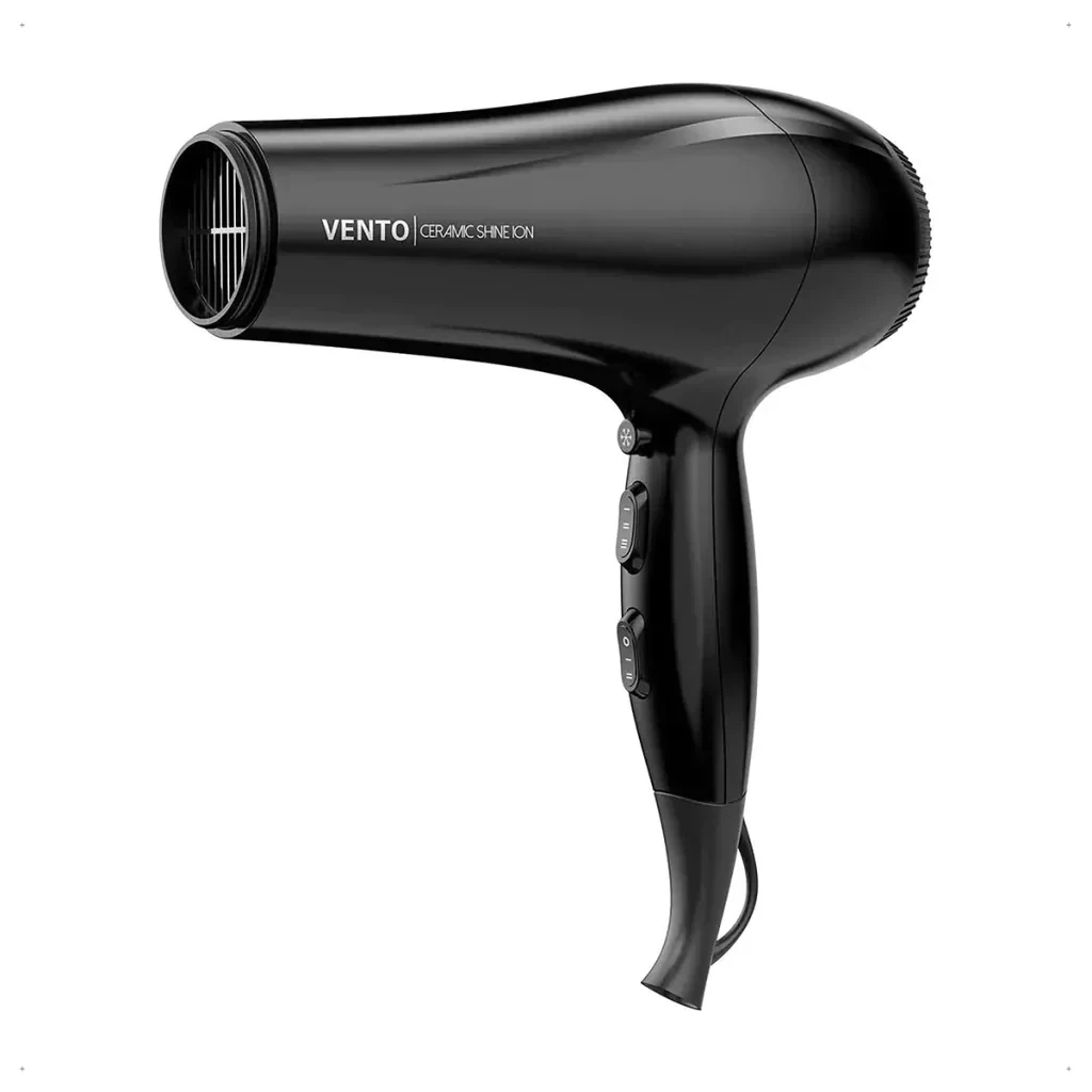 Secador De Pelo Gama Vento Ceramic Shine Ion 2200w Boquilla 2