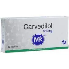 CARVEDILOL 12.5 MG CJA X 30 TAB MK