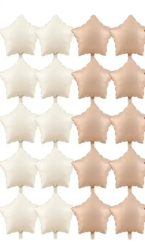 Globo metalizado caramel estrella 18 pulgadas  2