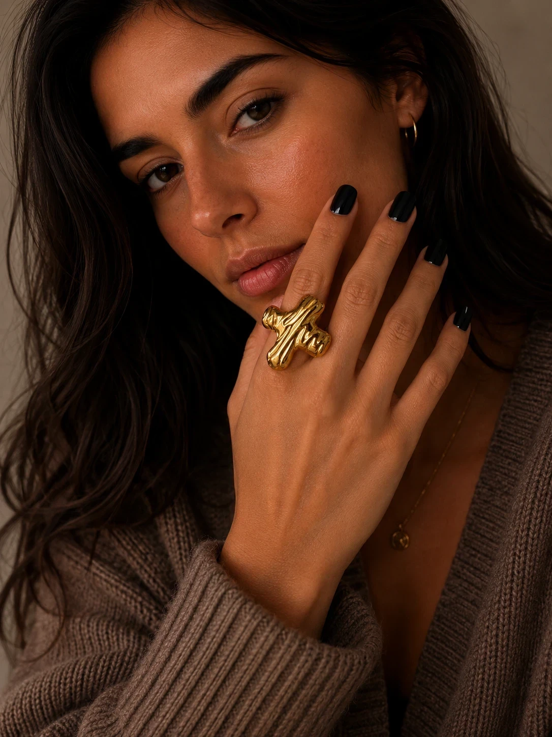 Anillo cruz en acero 316 L 