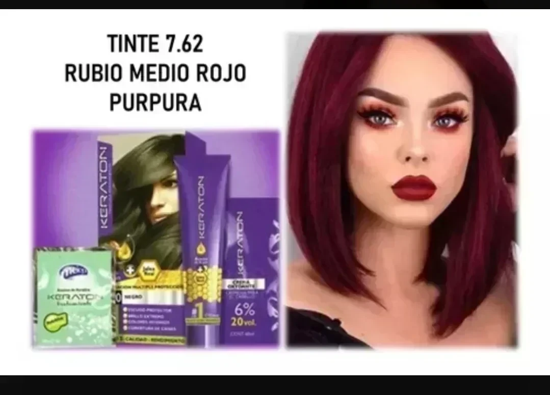 keraton 7.62 rubio medio rojo purpura