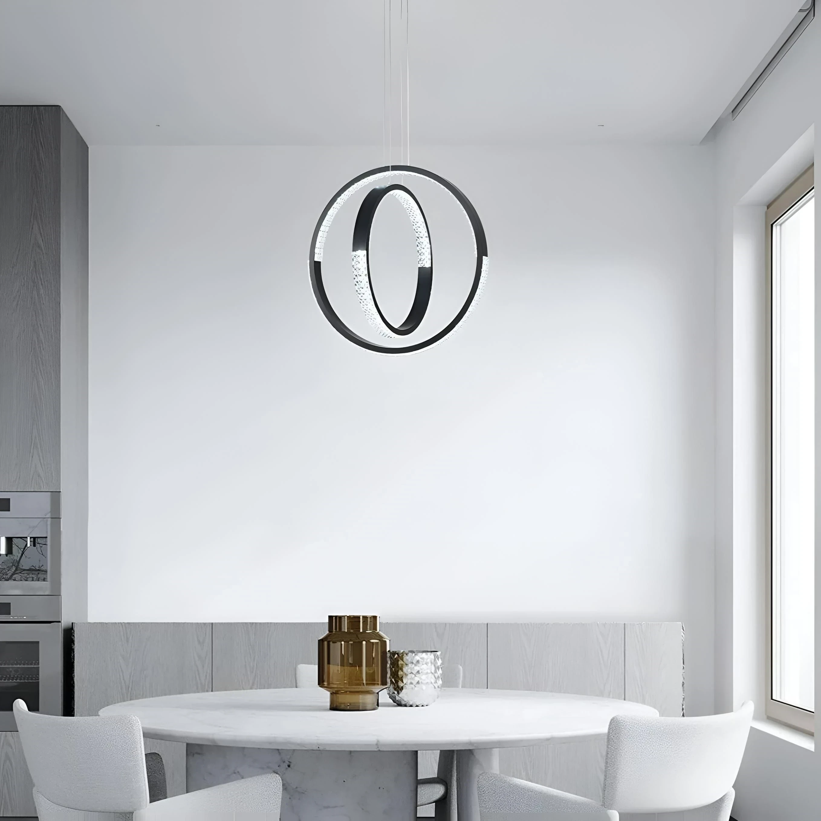 LAMPARA COLGANTE LED COUPLE 53W  3