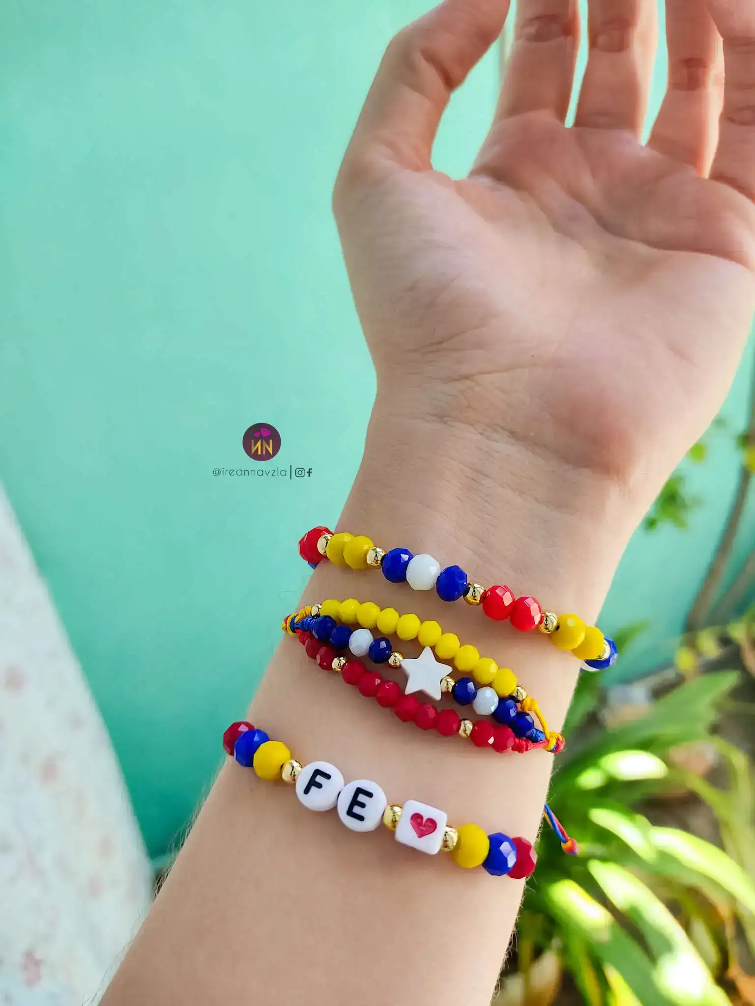 Set de Pulseras tricolor 🇻🇪 2