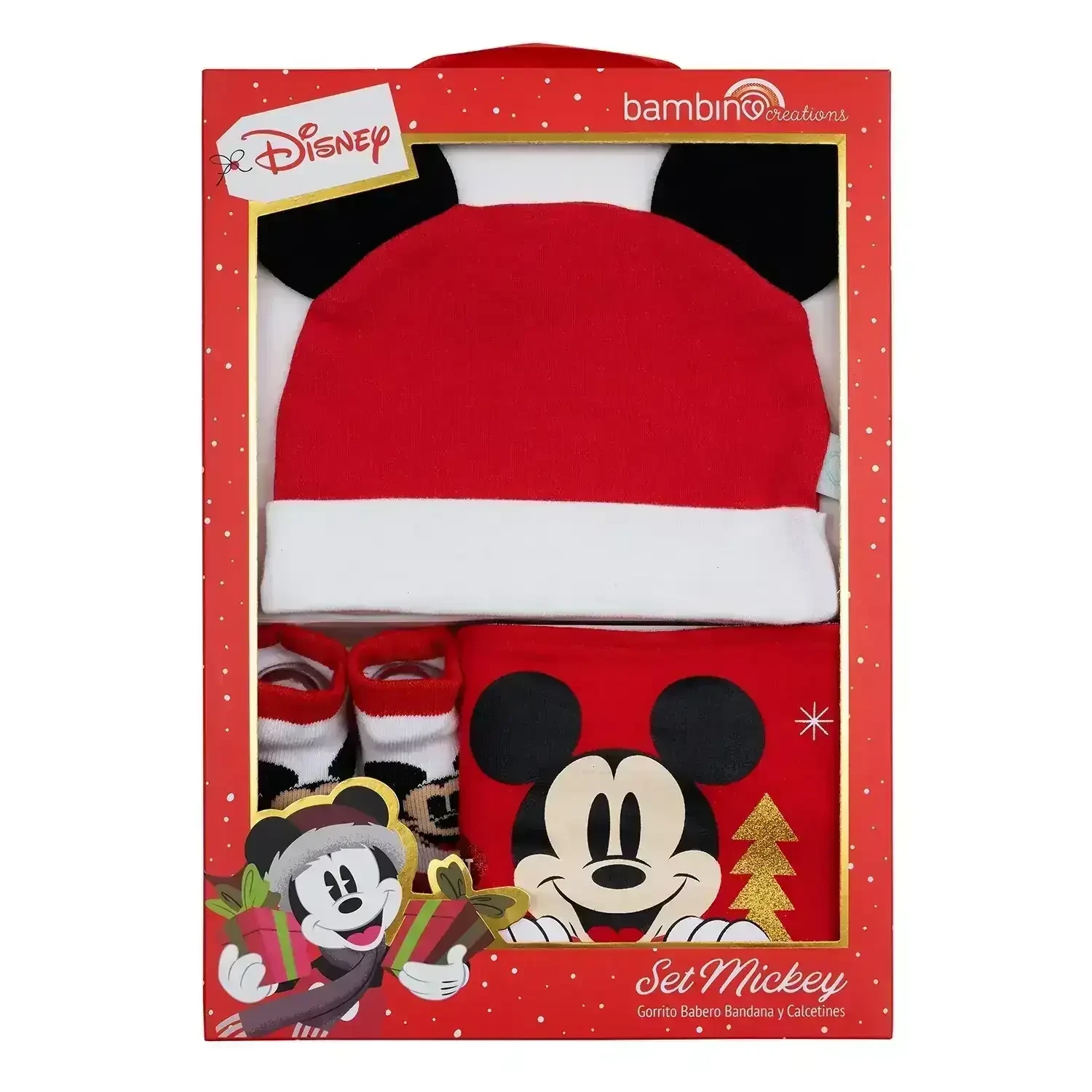 Set 3 piezas Navidad Minnie y Mickey 2