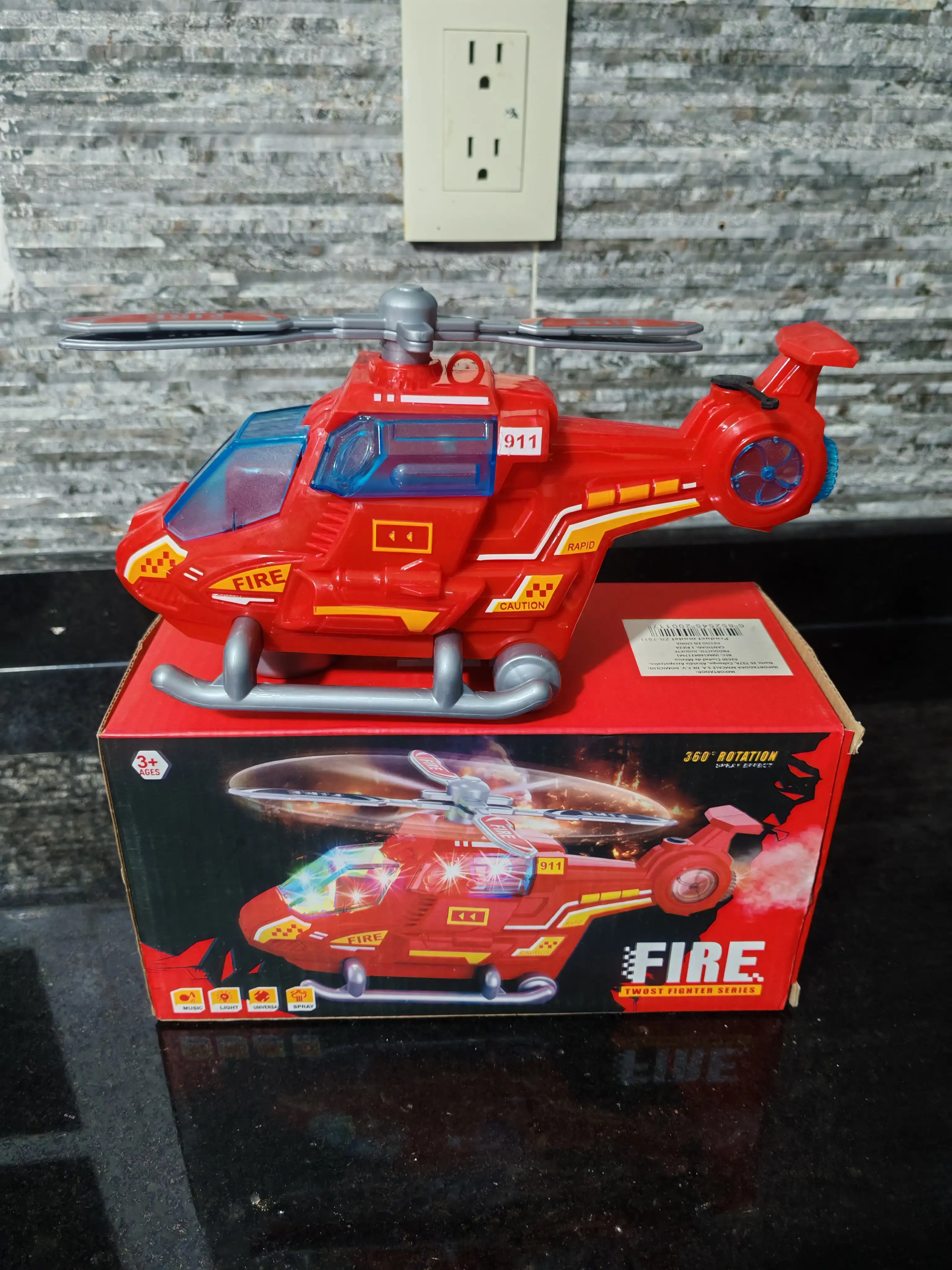 Helicóptero Rojo