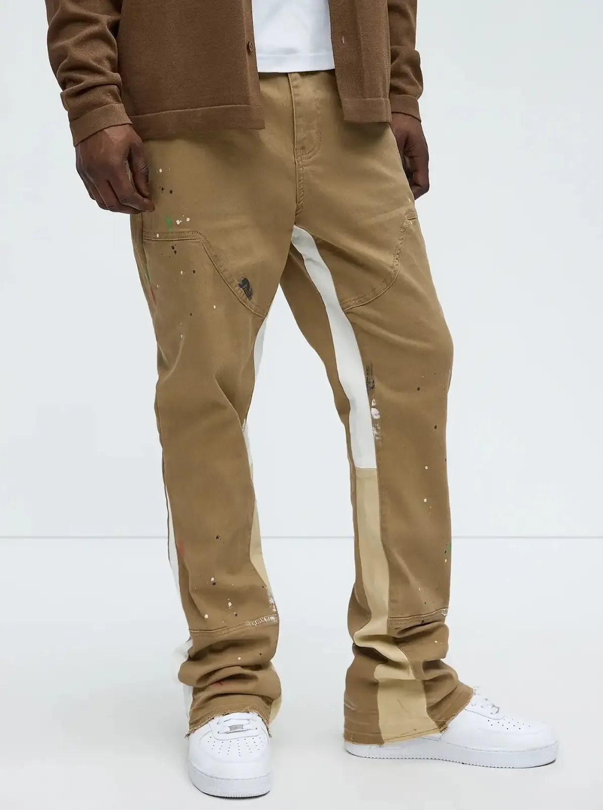 Slim Stacked Flared Pants - 30/32