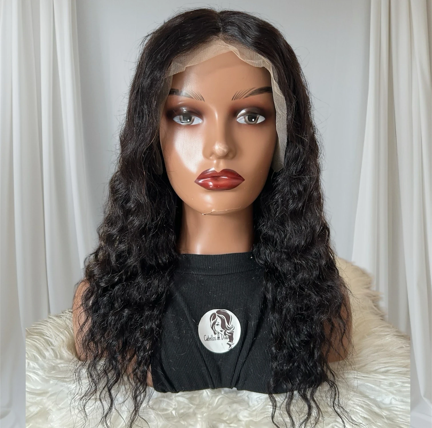 Peluca rizada   20” frontal lace 13x4 