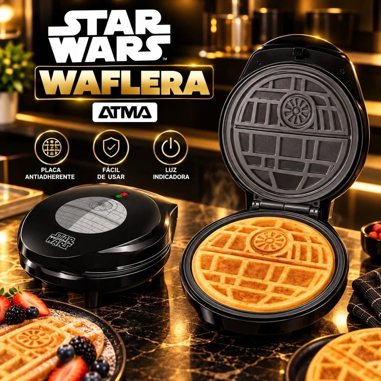 WAFLERA STAR WARS – ATMA *CONSULTAR DISPONIBILIDAD CON EL VENDEDOR*