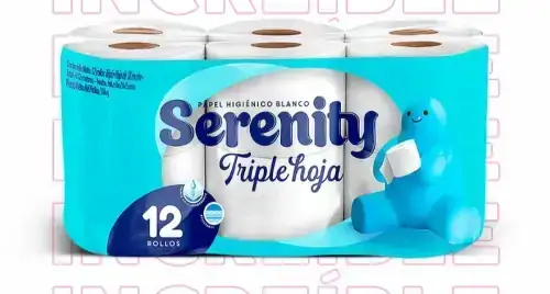 Papel higiénico Serenity x 12
