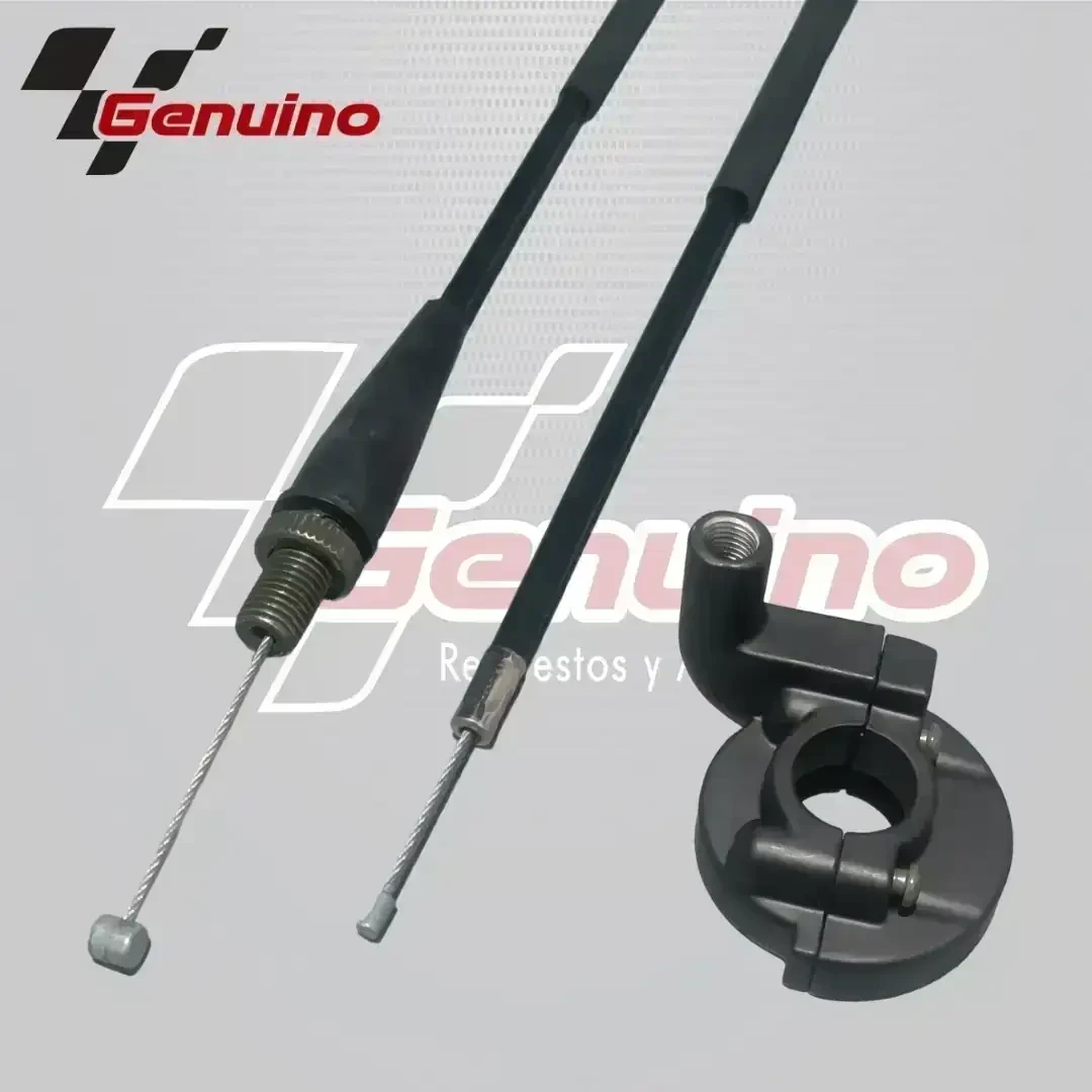 Base de manubrio con cable de acelerador 