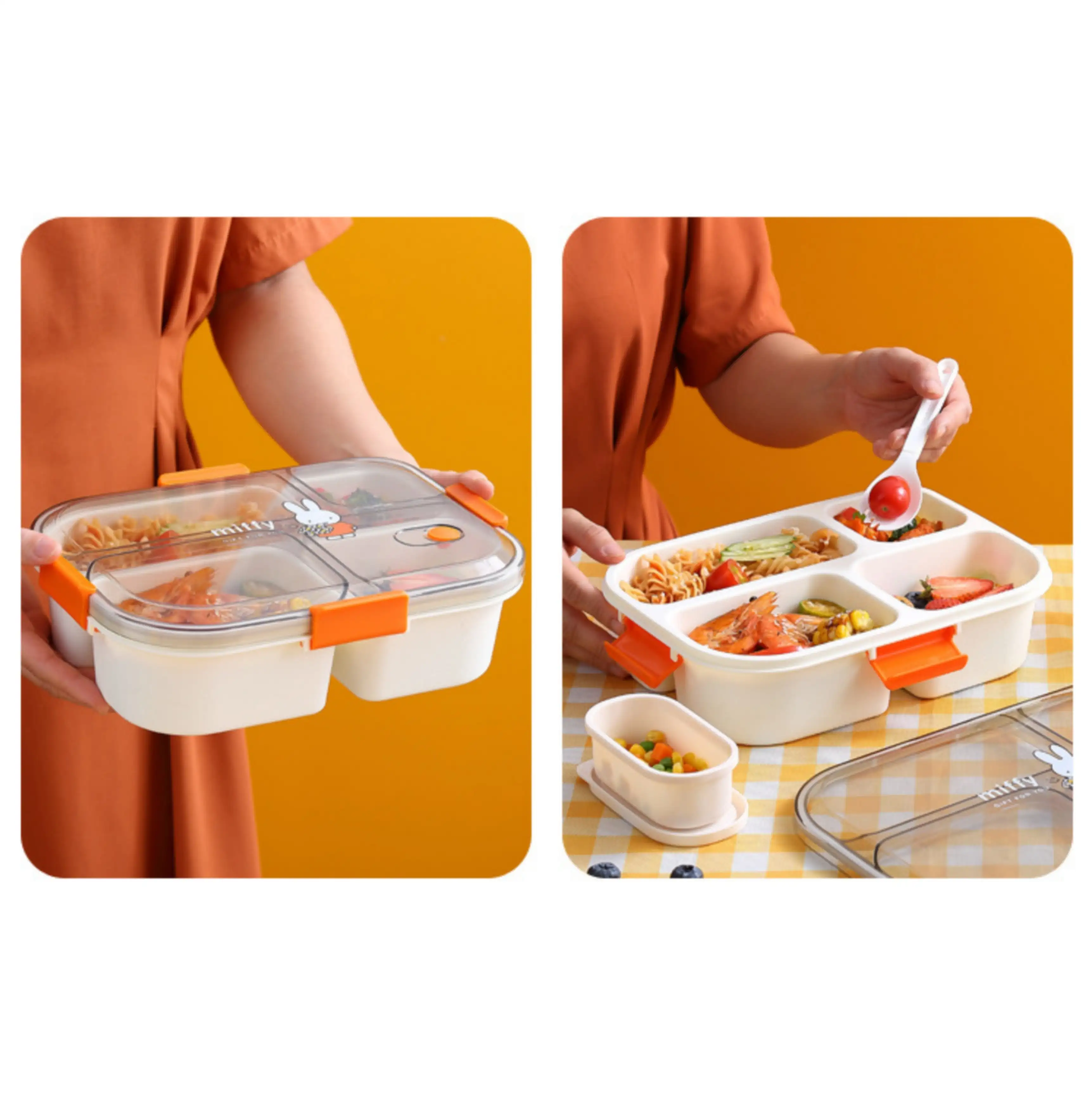 Caja de almuerzo miffy  4