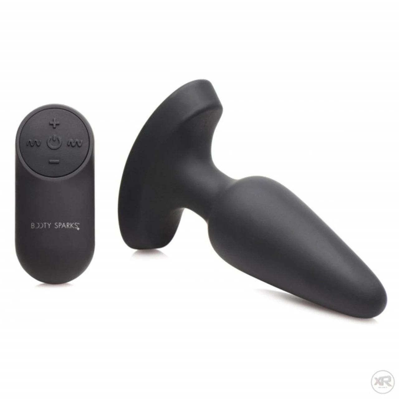 BS Laser Heart Small Anal Plug w/ Remote Control 3