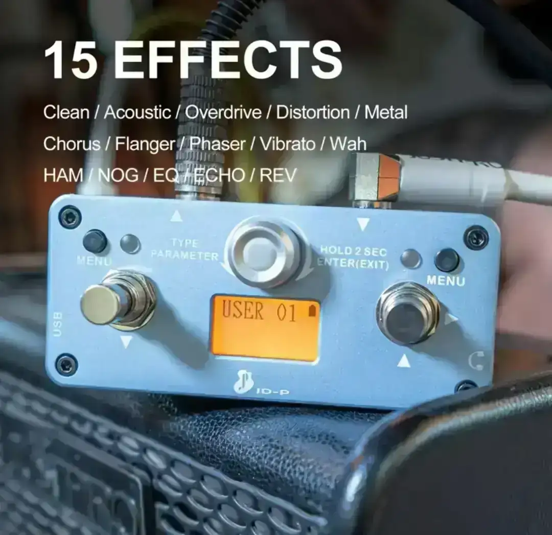 Pedal Multiefectos Guitarra Bajo 