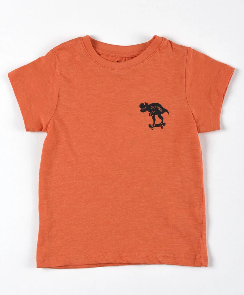 Polera manga corta naranja
