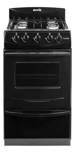 COCINA ESCORIAL CANDOR NEGRA GAS NATURAL