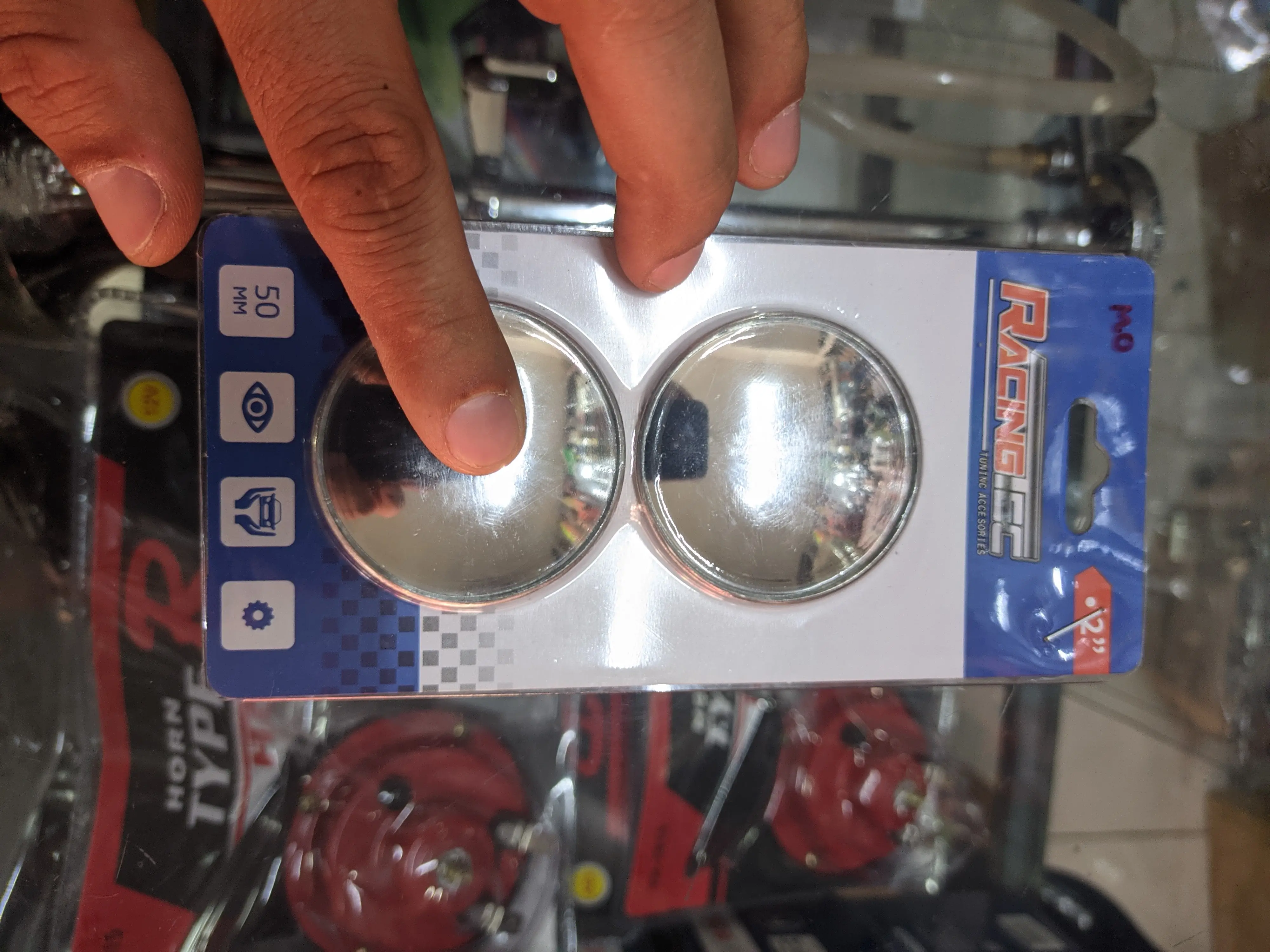 Retrovisor ojo de buey