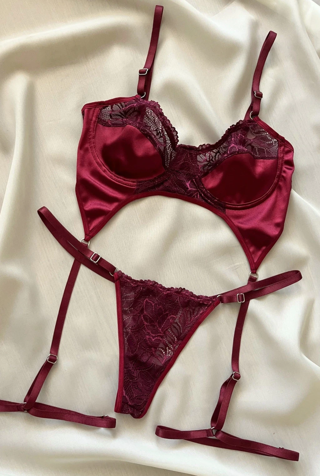 Bustier Lady Bordo 100
