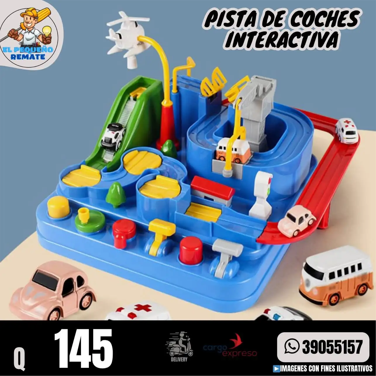 PISTA DE COCHES INTERACTIVA  3