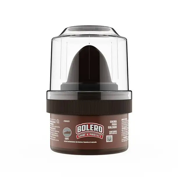 crema café para calzado 60 ml bolero shine & protect
