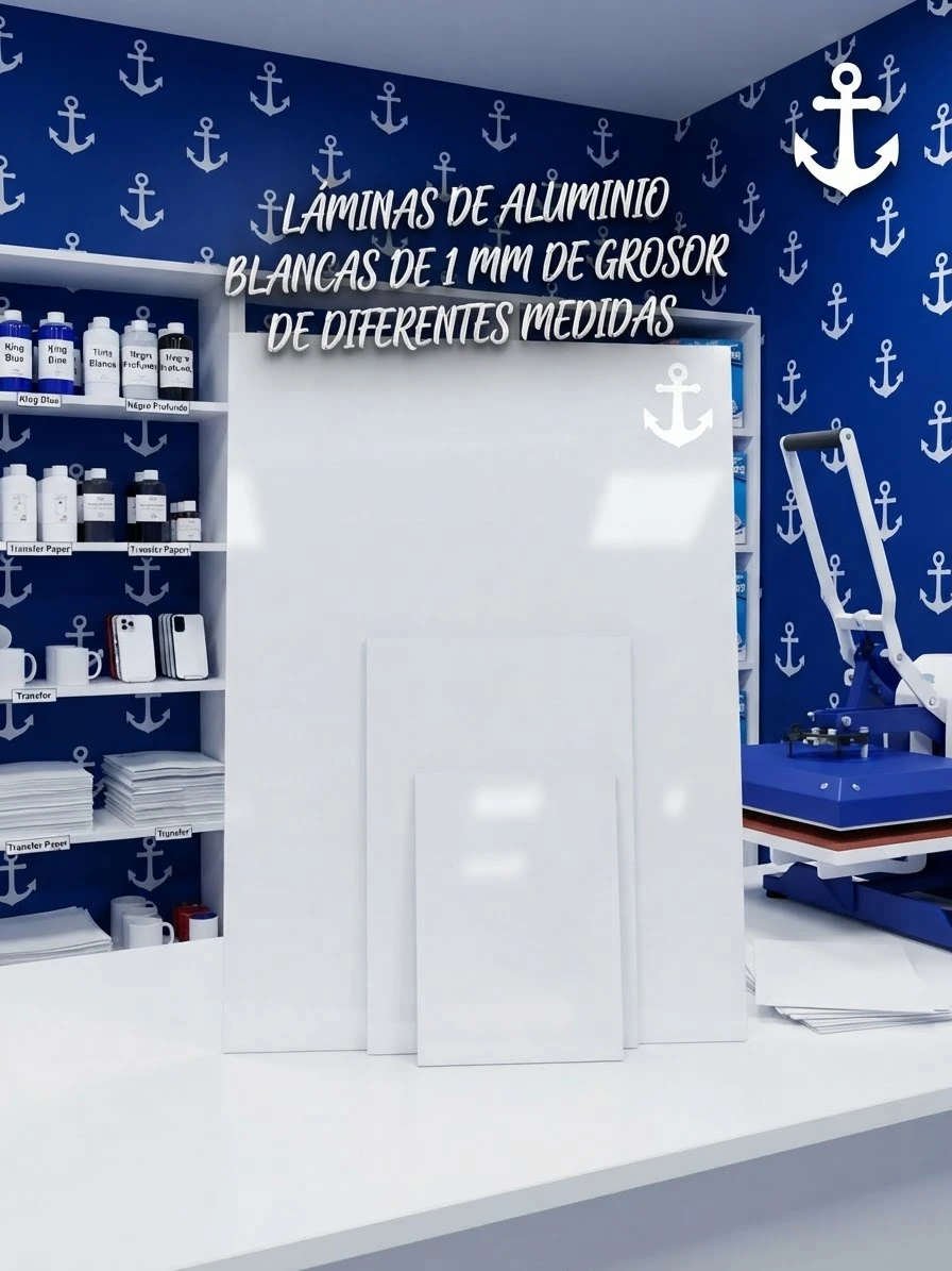 Lamina Blanca 20*30 Sublimable 1mm 2