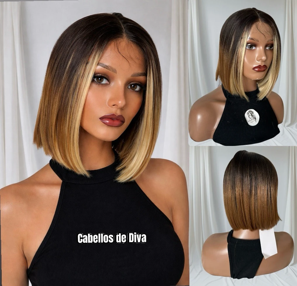 Peluca semi 10” frontal 13x1