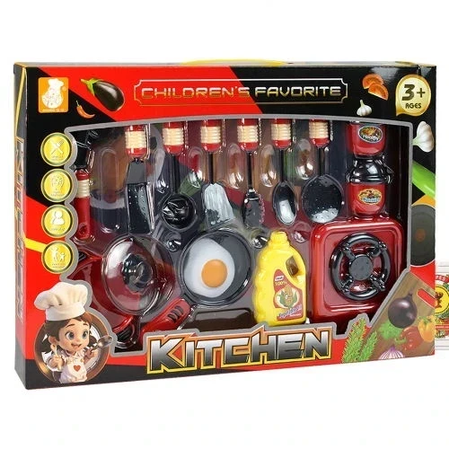 SET COCINA X 14 PIEZAS - ANAFE - OLLAS - UTENSILLOS - 