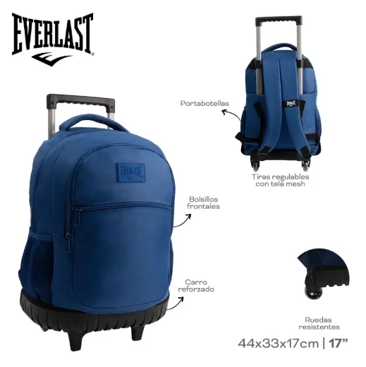 MOCHILA CON CARRO EVERLAST 28800