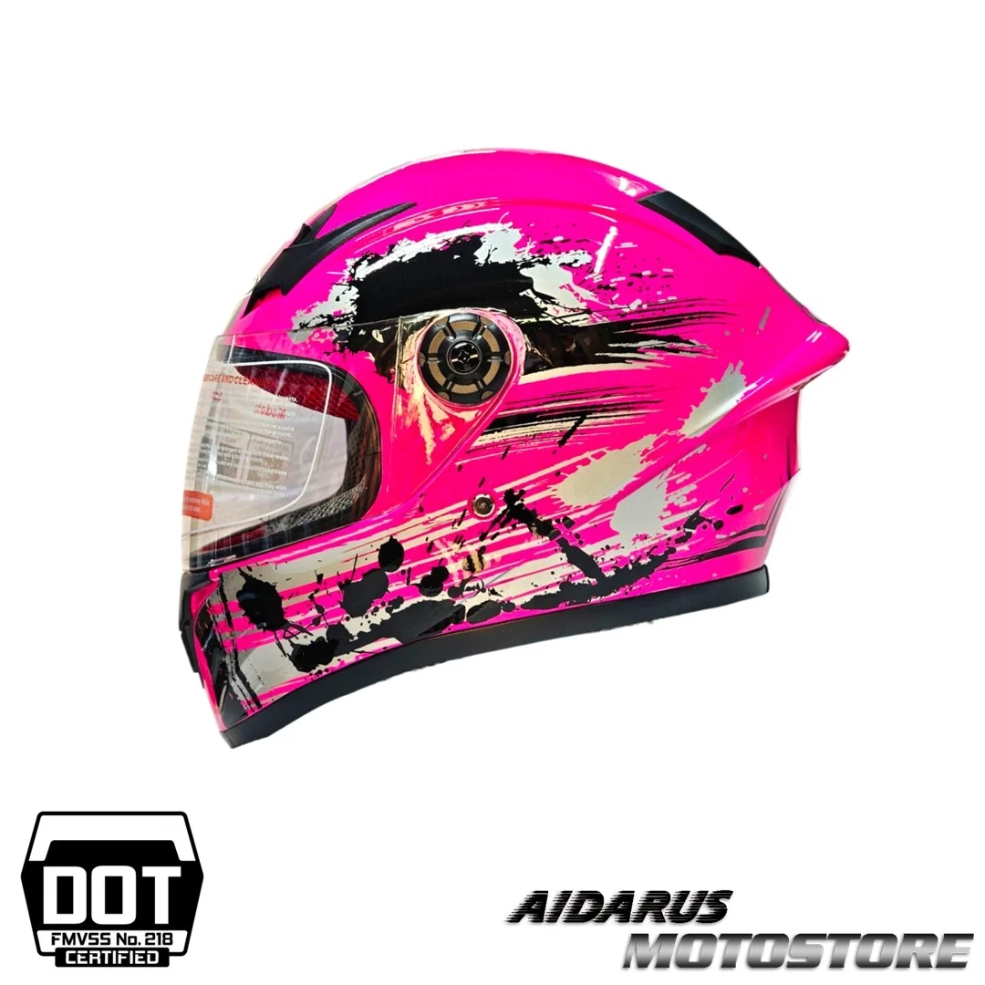 CASCO INTEGRAL DE NIÑA 506 FUCSIA
