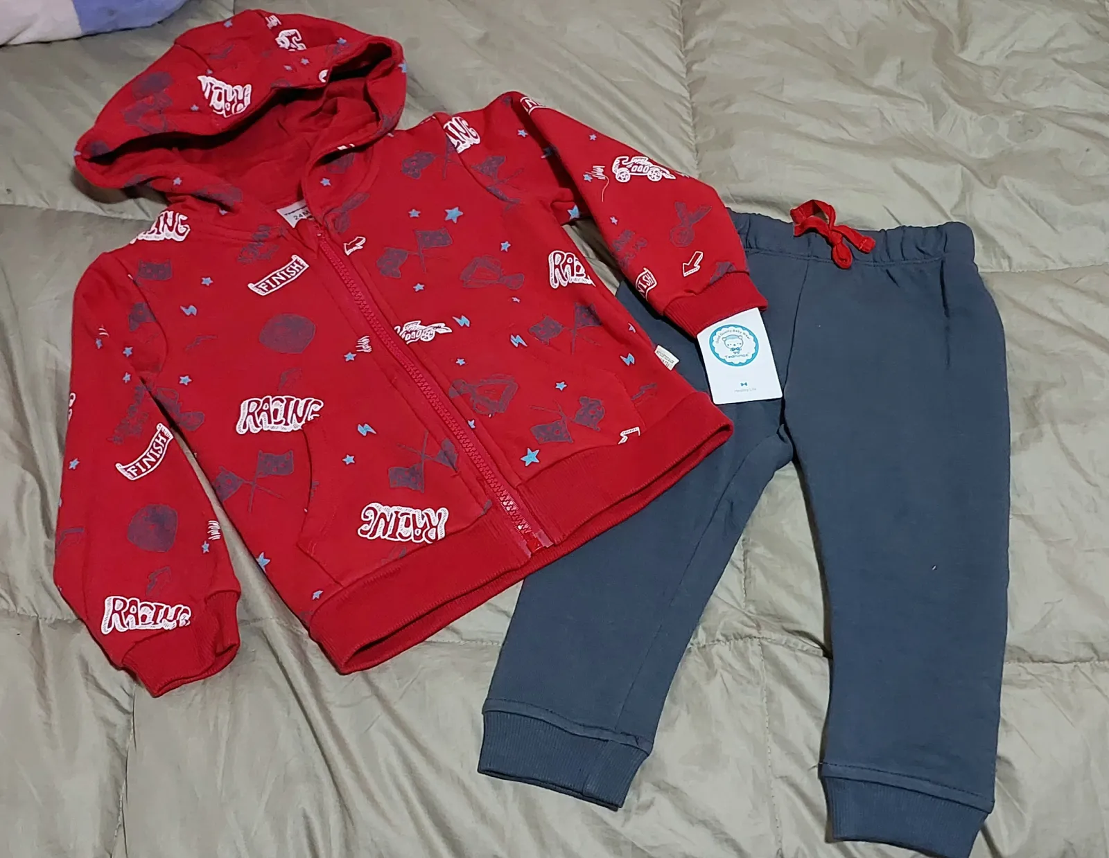 Conjunto 2 piezas afranelado