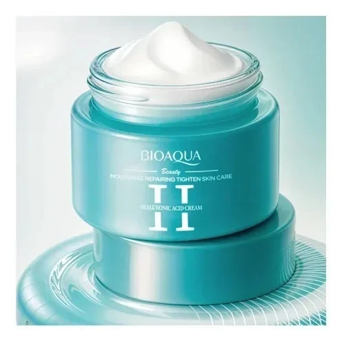 Crema Hidratante Bioaqua con Ácido Hialurónico ✨💧 6