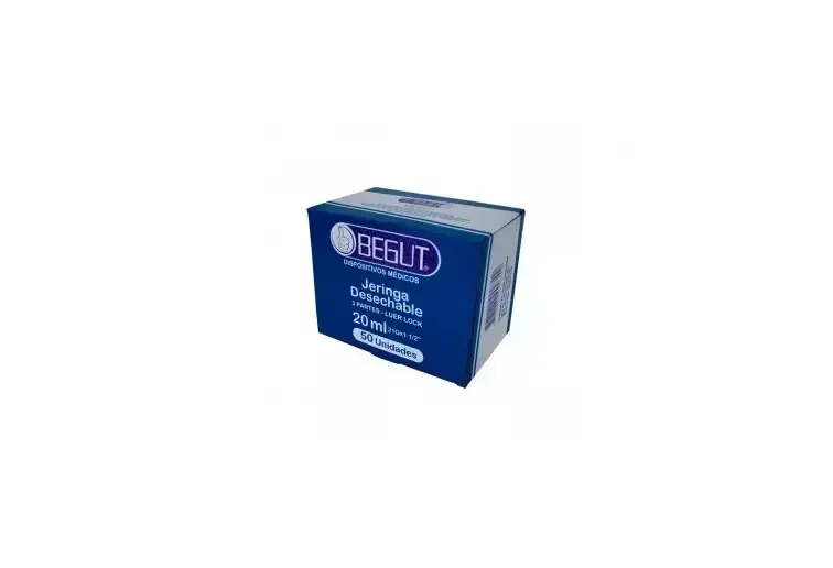 JERINGA 20 ML X 50 BEGUT