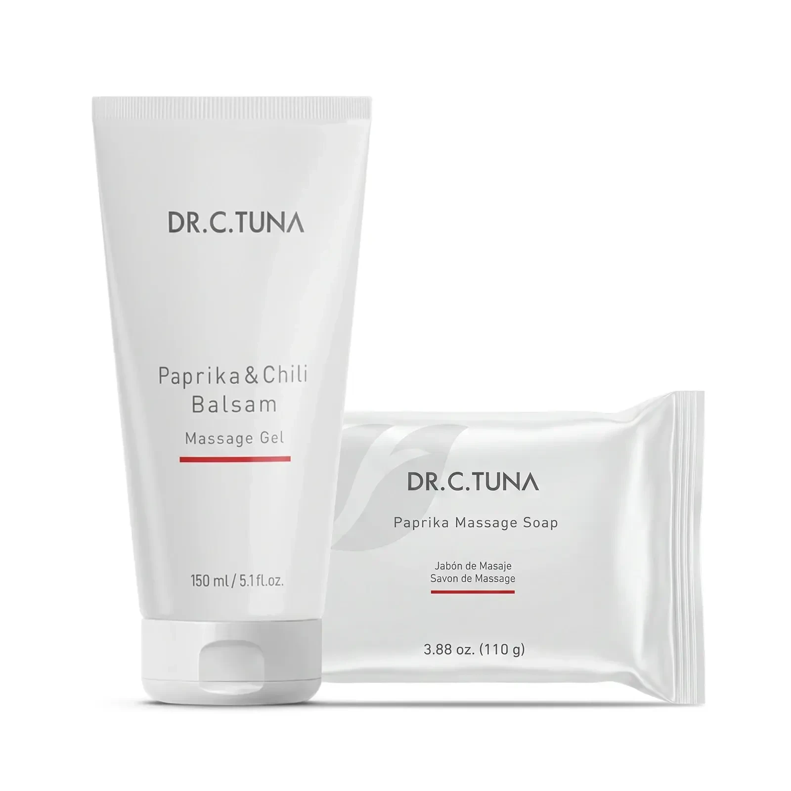 DR. C. TUNA PAPRIKA RITUAL: MASSAGE SOAP & MASSAGE GEL