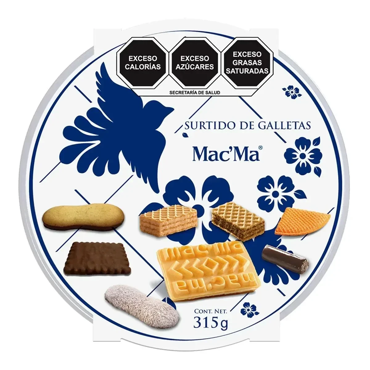 Galletas Mac'ma Surtido Cubierto De Chocolate 315 Gr 2
