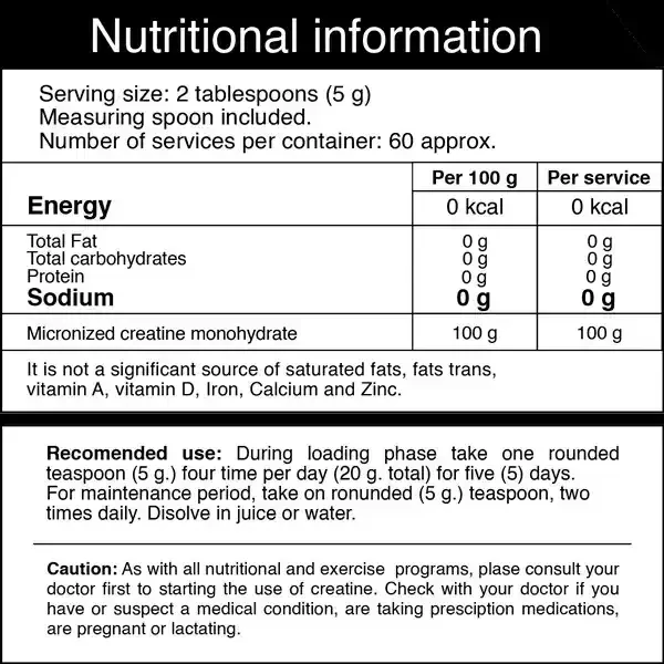 CREATINE IRON 300 GRAMOS 2