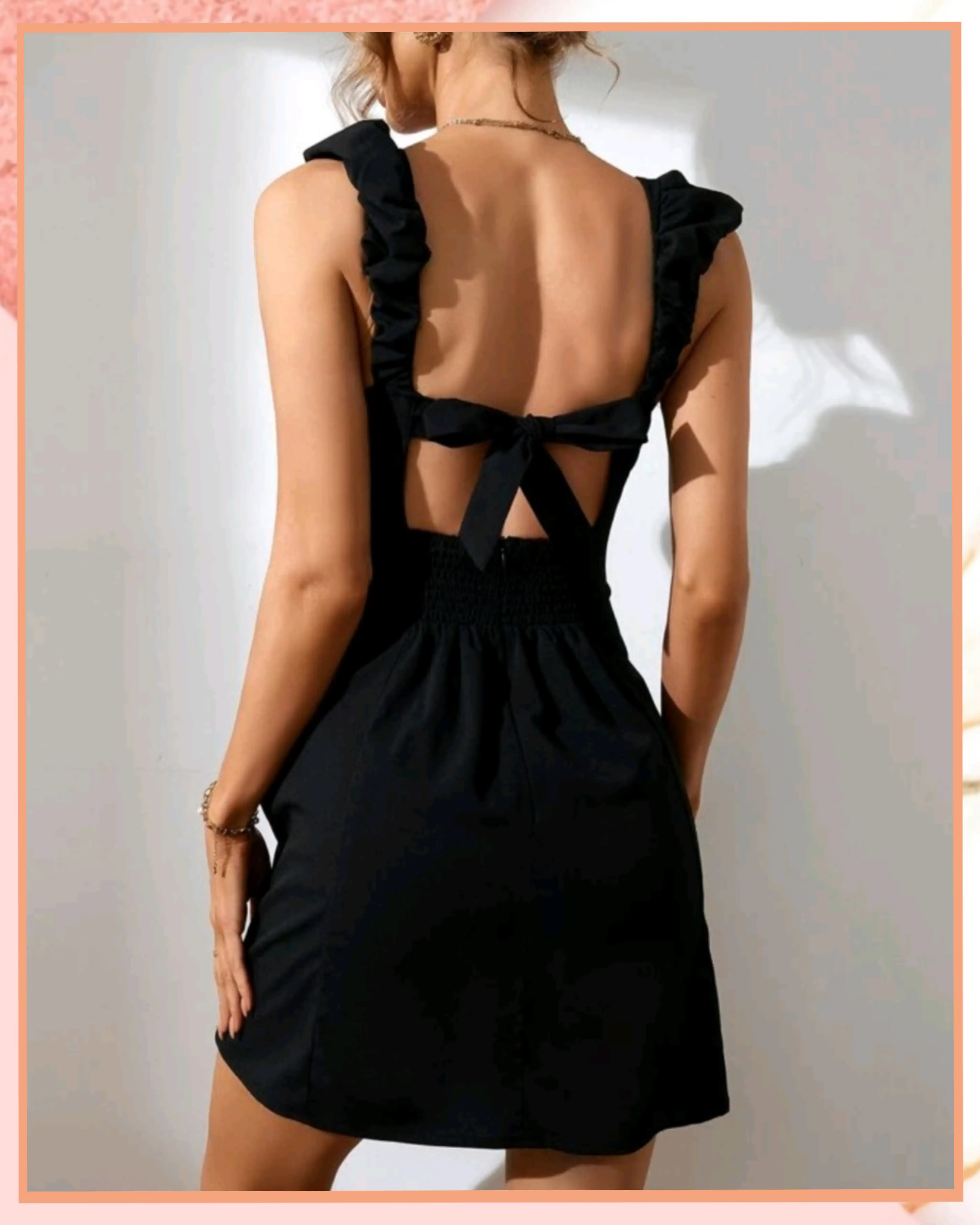 S - Vestido volado con arruches en mangas. 2