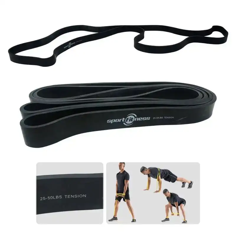 Banda de poder negra 25-50 lbs Sport Fitness