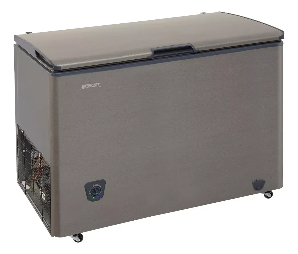 Freezer Horizontal Dual Briket 295 Lts Inverter Fr3322 Color Plata 2