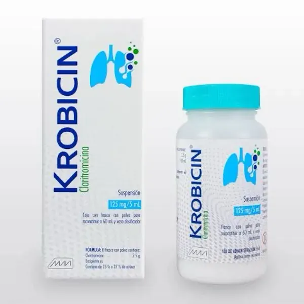 Krobicin /claritromicina 125mg susp