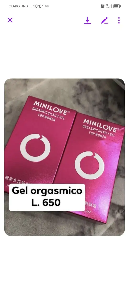 Gel orgasmico