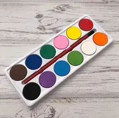 Acuarela paleta x12colores