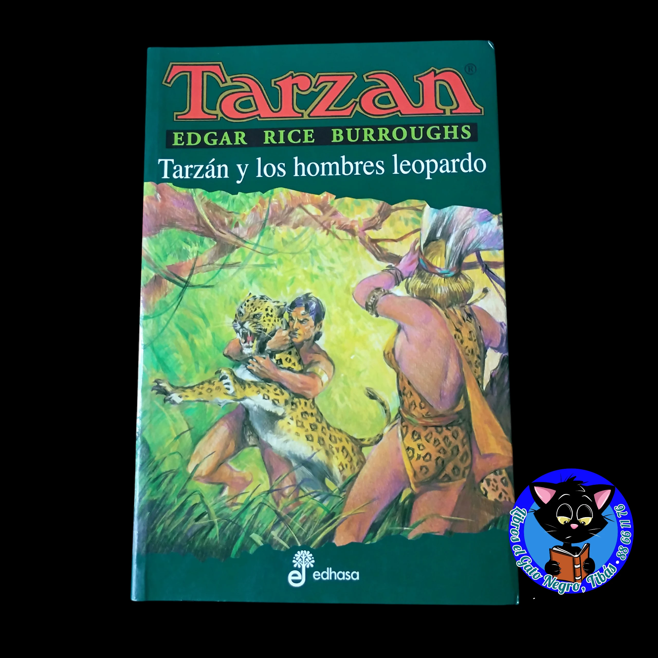 Tarzán y los hombres leopardo, Edgar Rice Burroughs nuevo 