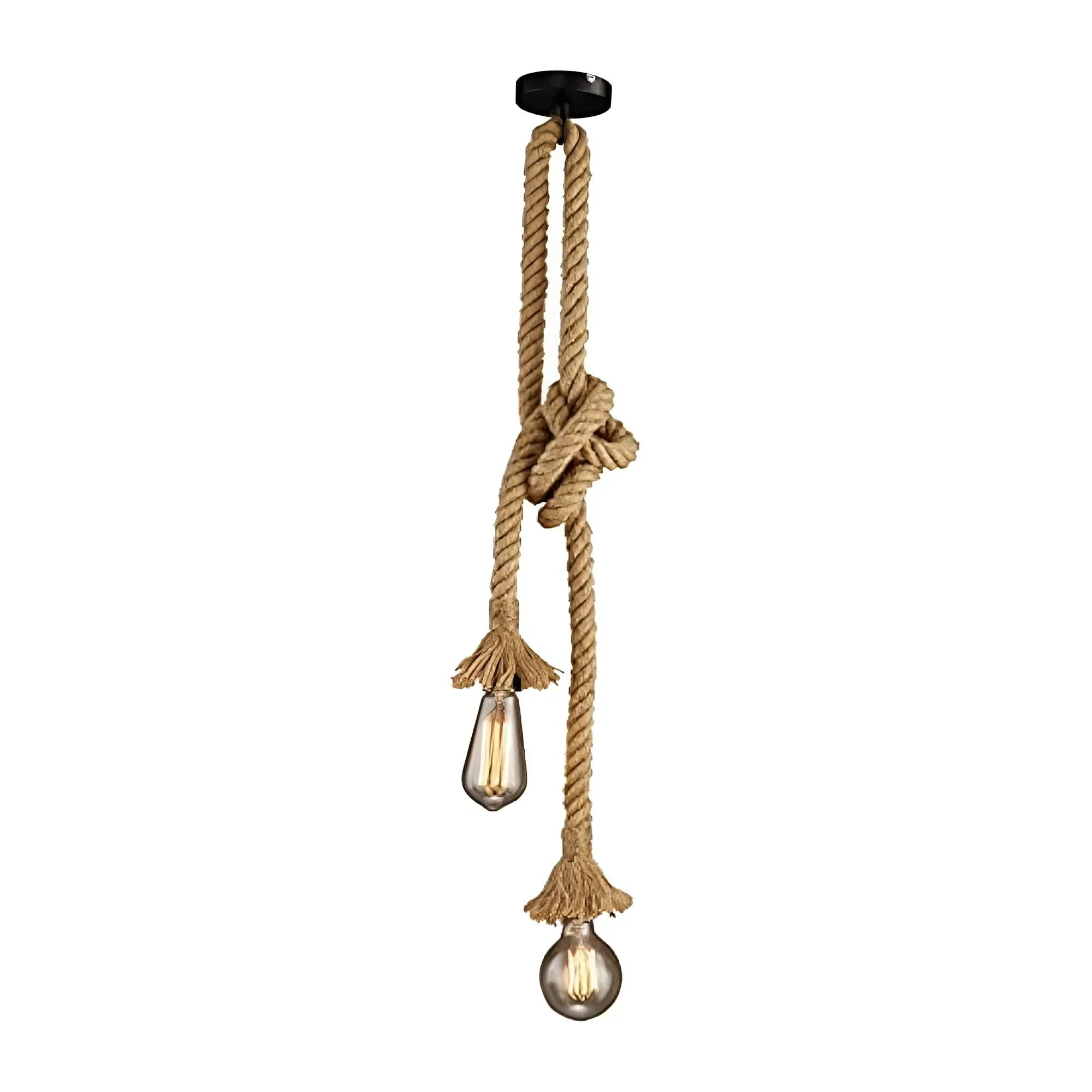 LAMPARA COLGANTE SOGA 2M 2L E27