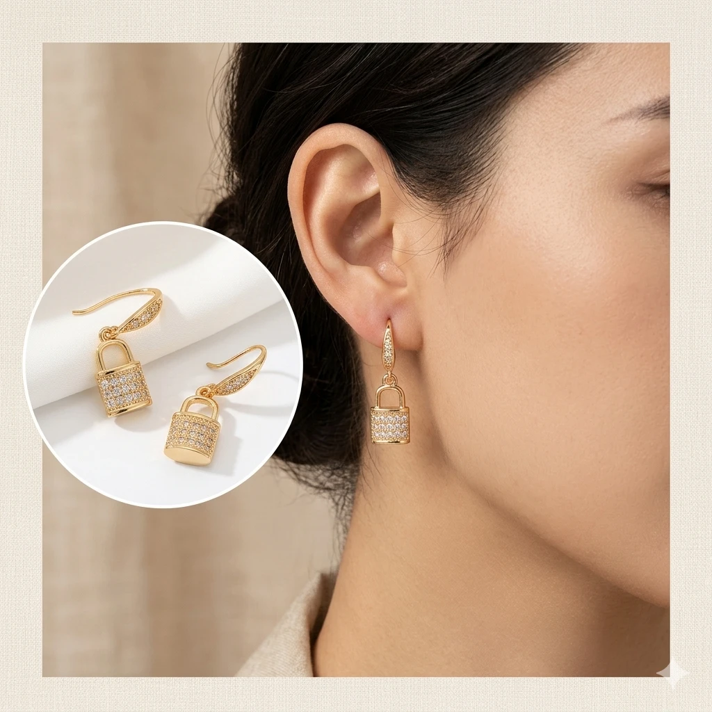 Aretes candado