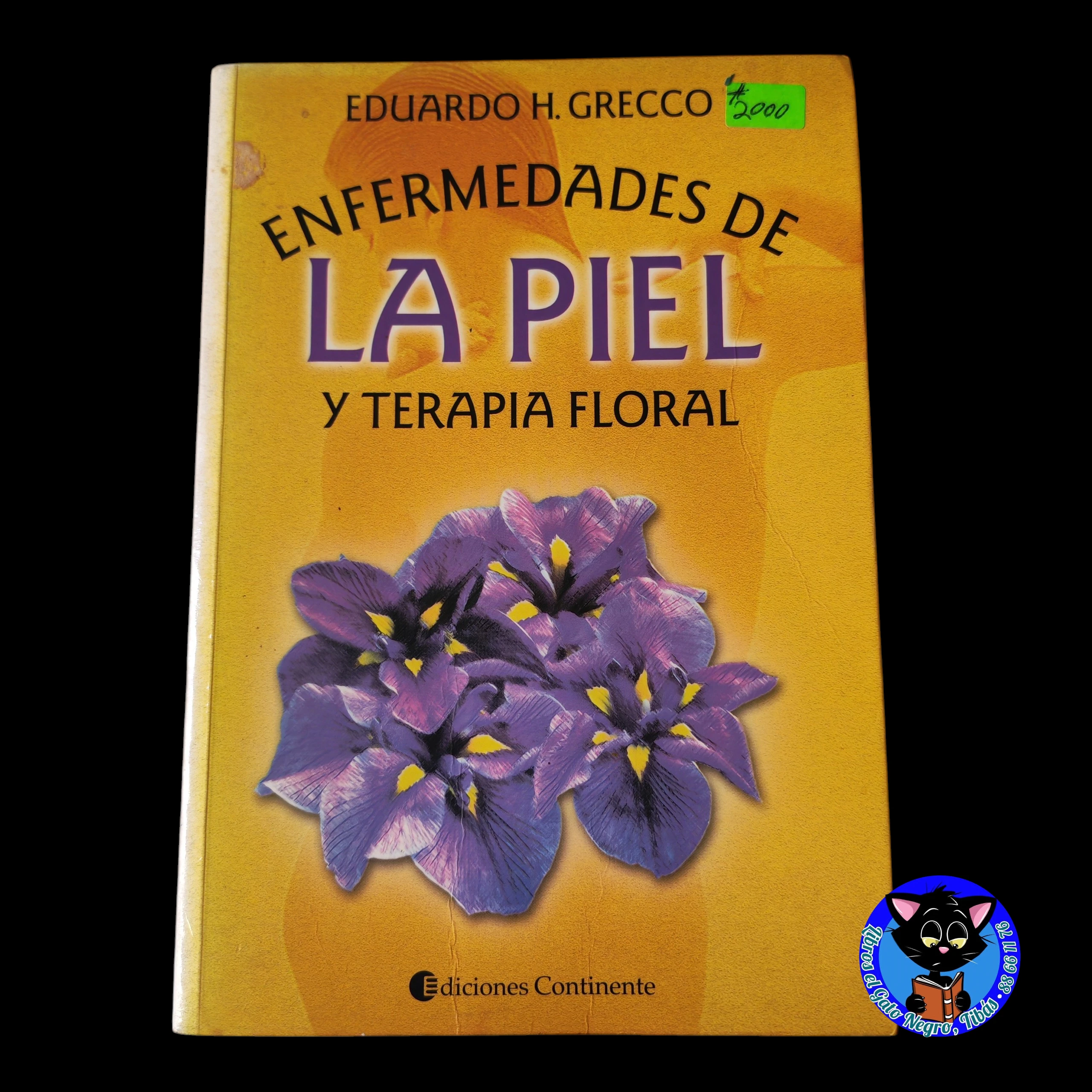 Enfermedades de la piel y terapia floral, Eduardo H. Grecco, usado