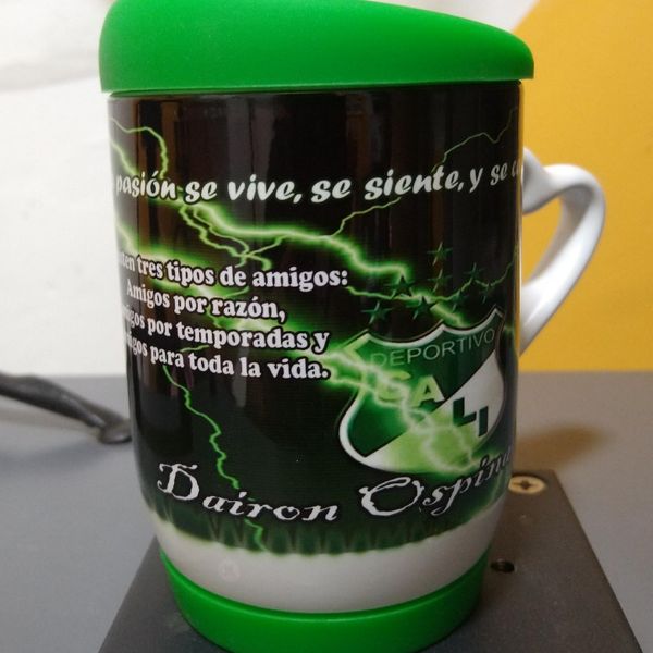 Vasos tapa caucho