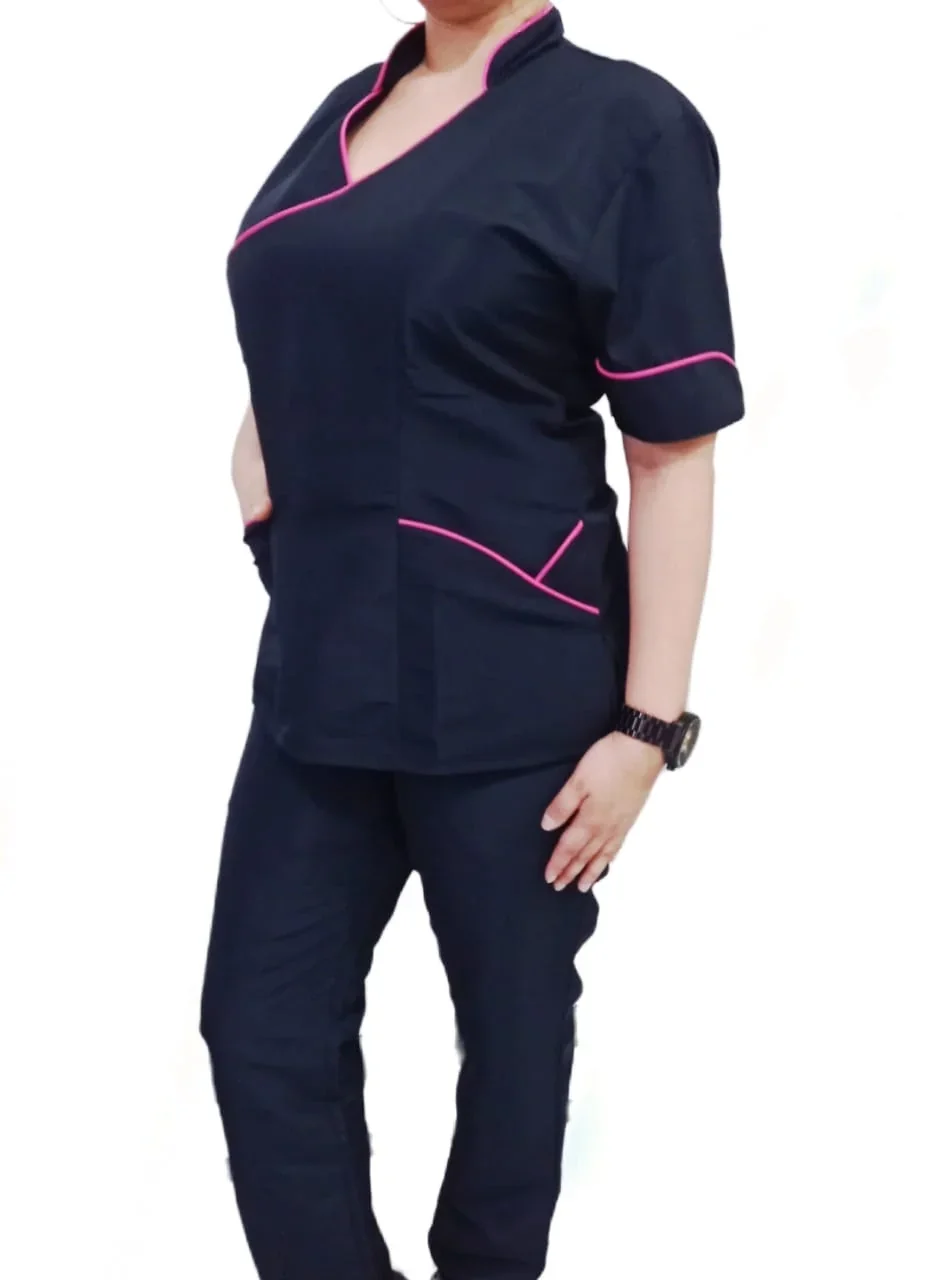 Uniforme Dama Antifluido Cuello Cruzado 