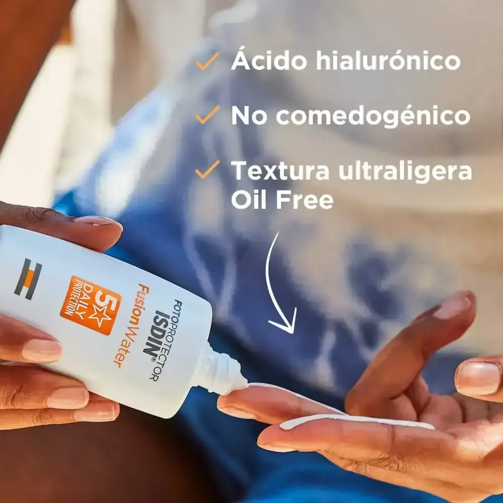 Protector Solar Isdin Fusion Water x 50 ml + Fotoprotector Gel Cream x 100 ml 2