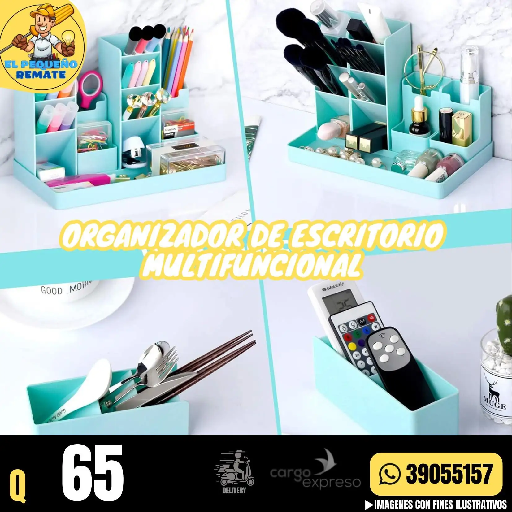 ORGANIZADOR DE ESCRITORIO MULTIFUNCIONAL 2