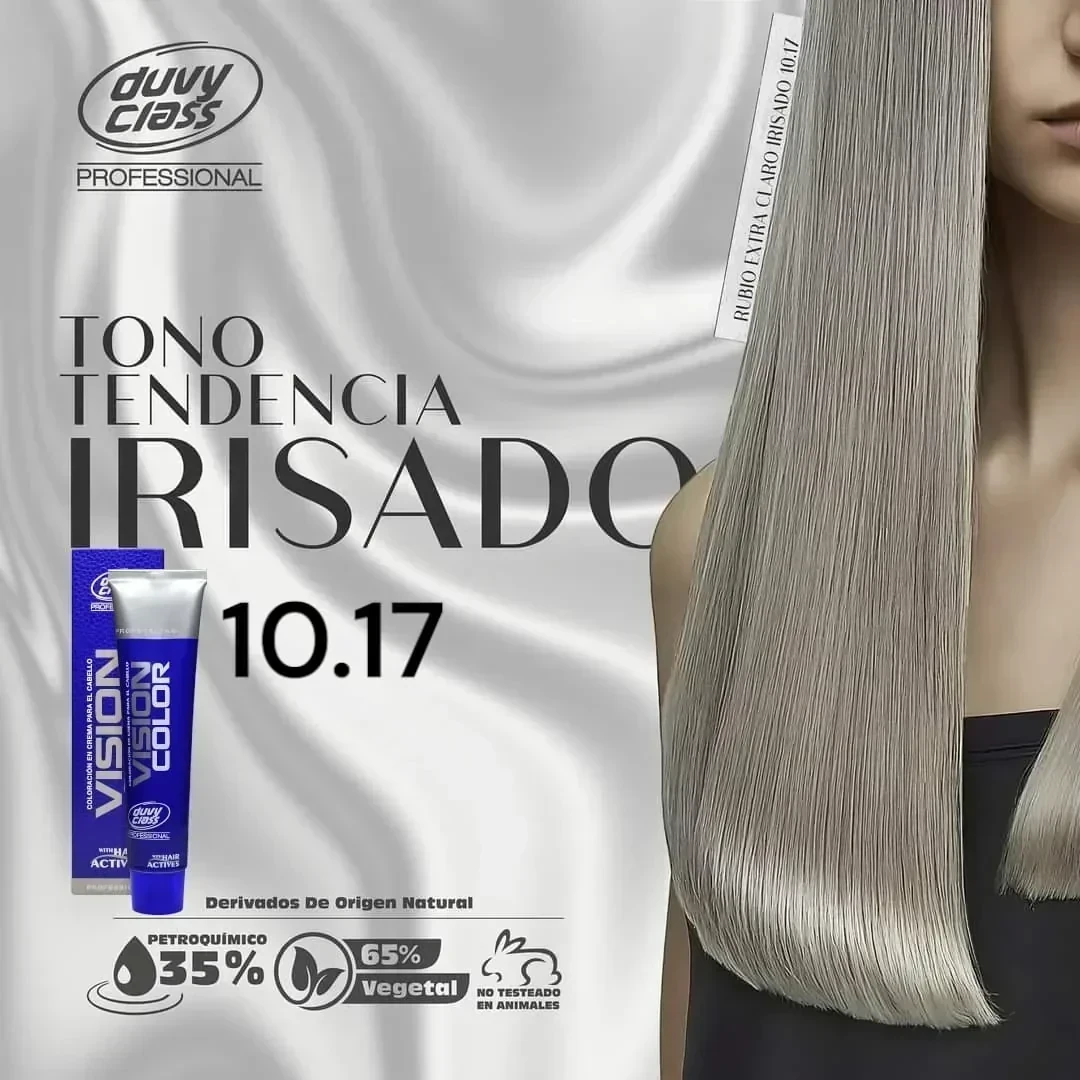 duvy class tinte 10.17 rubio extra claro irisado